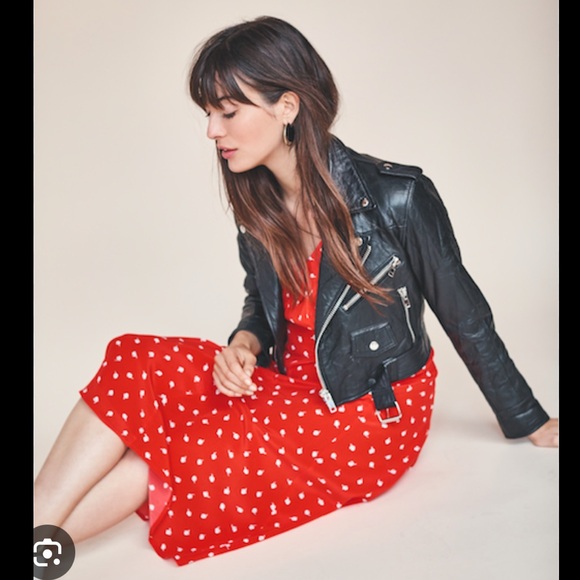 Amour Vert Varden Silk Wrap Dress - Picture 2 of 4